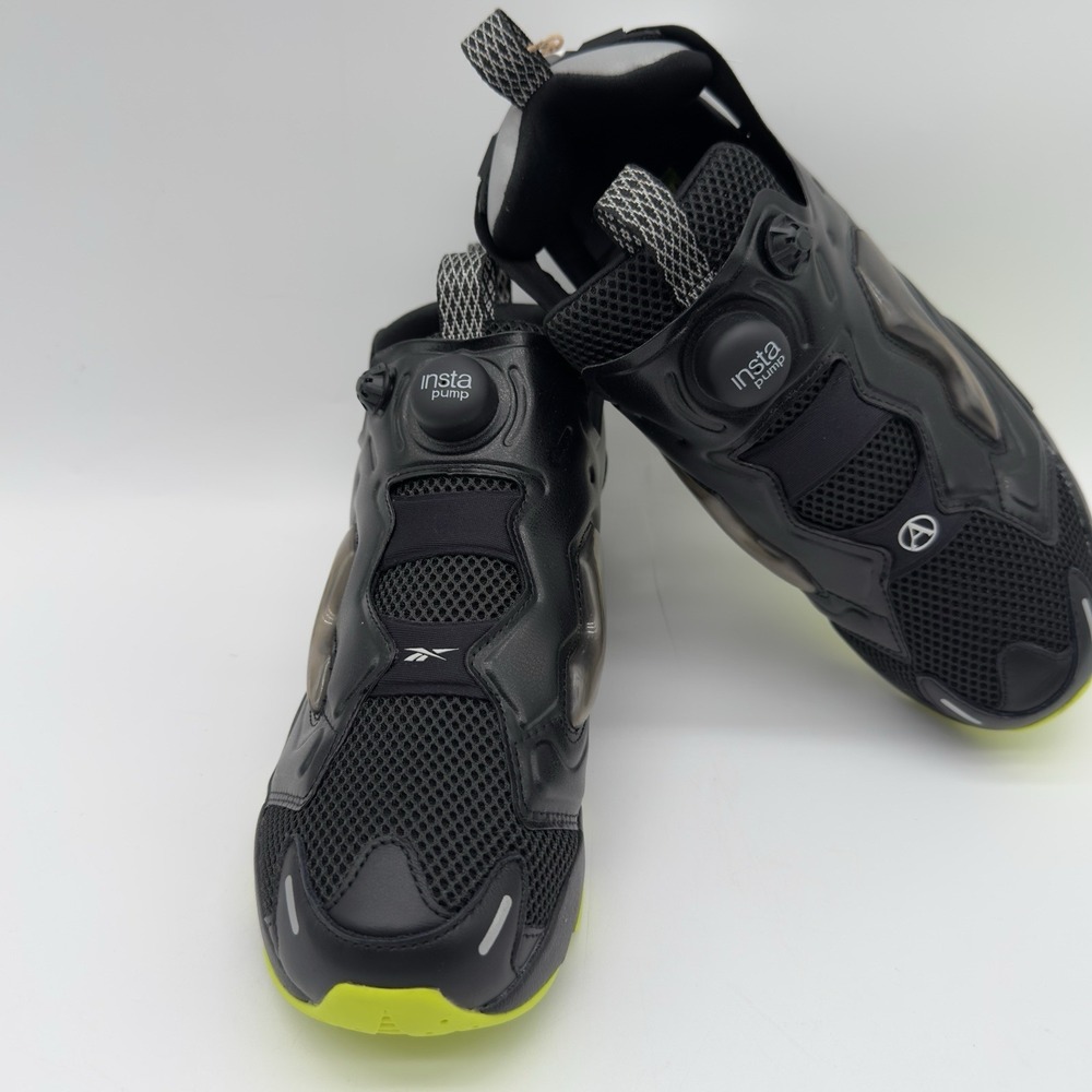 Reebok INSTAPUMP FURY 94 Running Shoes Men's Size 6.5 Blk/Gry/Lme - Picture 2 of 16